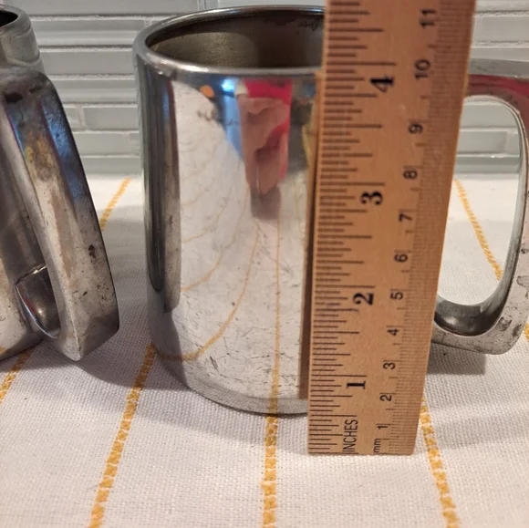 2 Vtg Woodbury Pewter Mugs - Picture 4 of 9